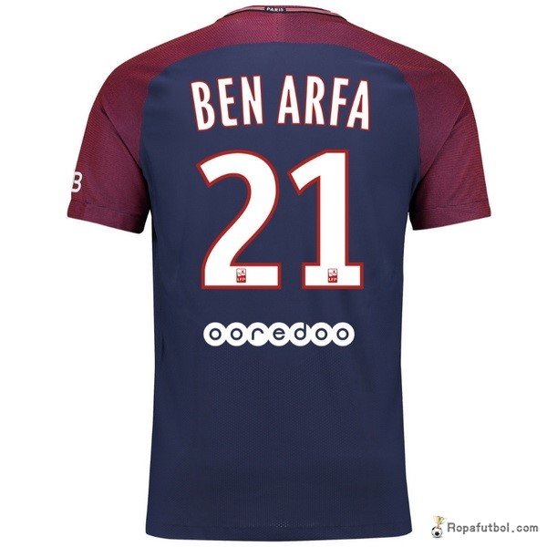 Camiseta Paris Saint Germain Replica Primera Ropa Ben Arfa 2017/18